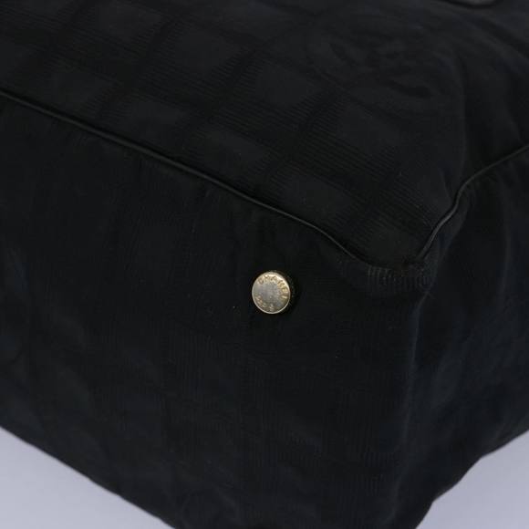 CHANEL New Travel Line Tote Bag Nylon Black CC Auth ep3093 - Picture 16 of 16